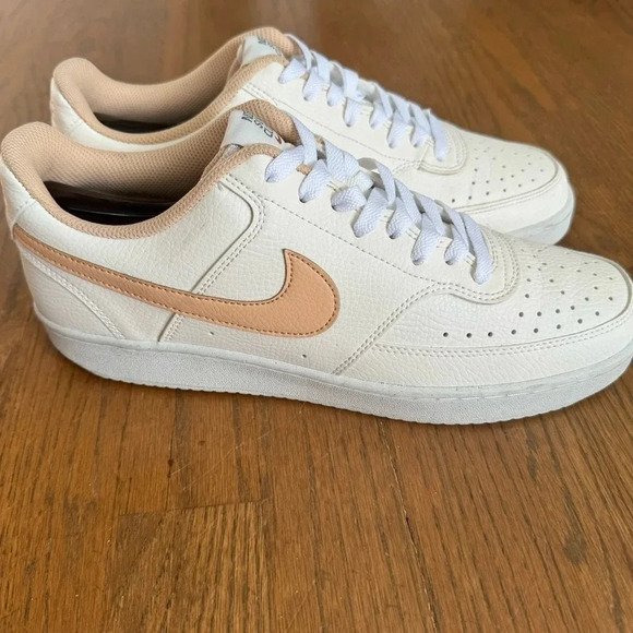 Nike Court Vision Low Next Nature Sail White/Onyx Sun Club Sneakers size 11.5 - Picture 5 of 14